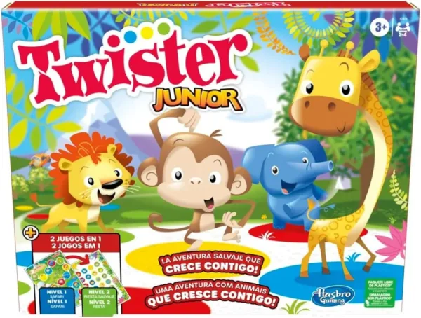 Juego hasbro twister junior -  versión multilingüe