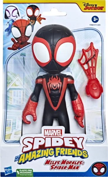 Figura gigante hasbro marvel spidey and his amazing friends miles morales