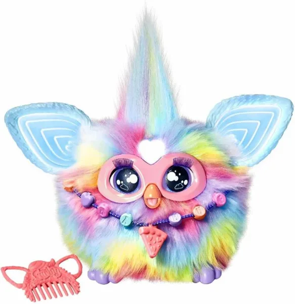 Juguete interactivo hasbro furby tie dye