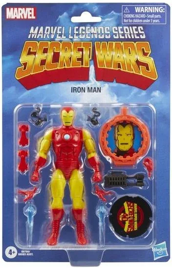 Figura hasbro marvel legends series secret wars iron man