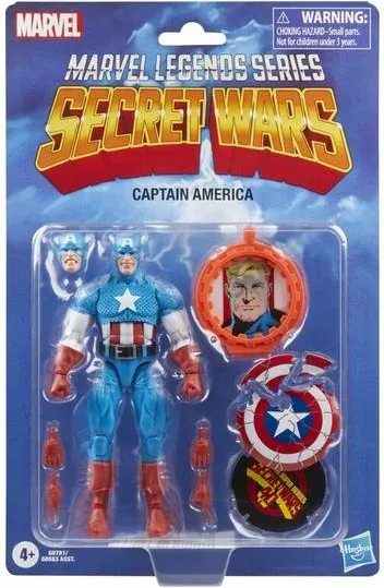 Figura hasbro marvel legends series secret wars capitán américa