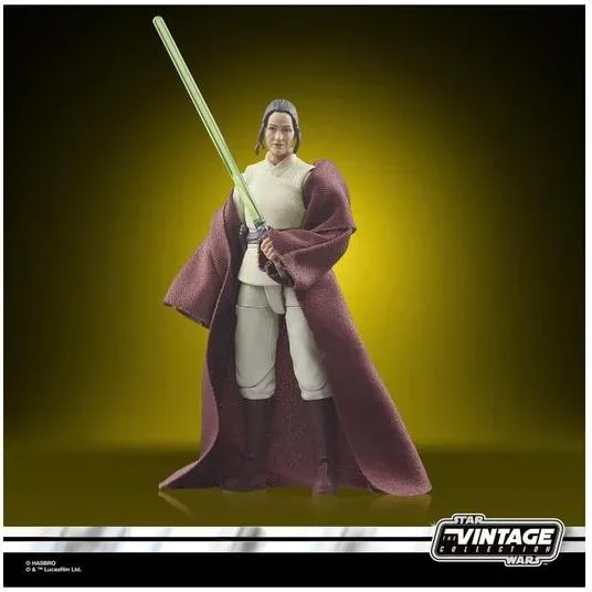 Figura hasbro star wars the acolyte the vintage collection jedi master indara