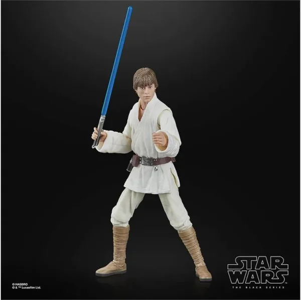 Figura hasbro star wars a new hope the black series luke skywalker