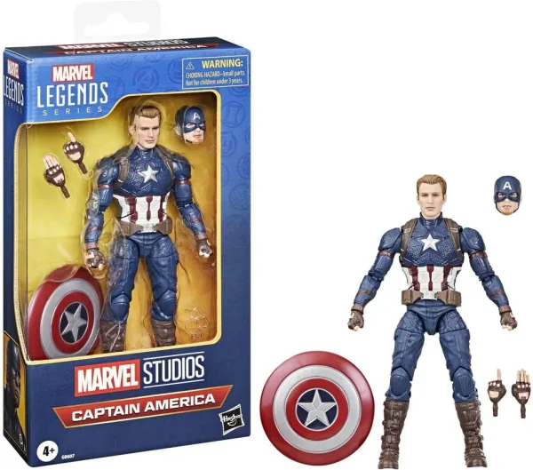 Figura hasbro marvel legends series capitán américa