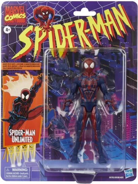 Figura hasbro marvel comics spider - man unlimited