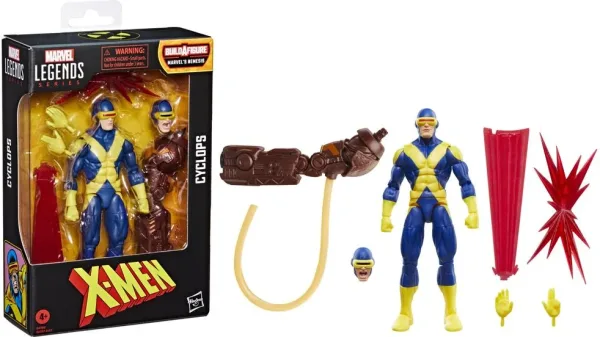 Figura hasbro marvel legends series build a figure marvels nemesis x - men cyclops