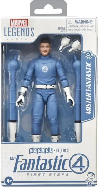 Figura hasbro marvel legends series los 4 fantasticos: primeros pasos mister fantastic