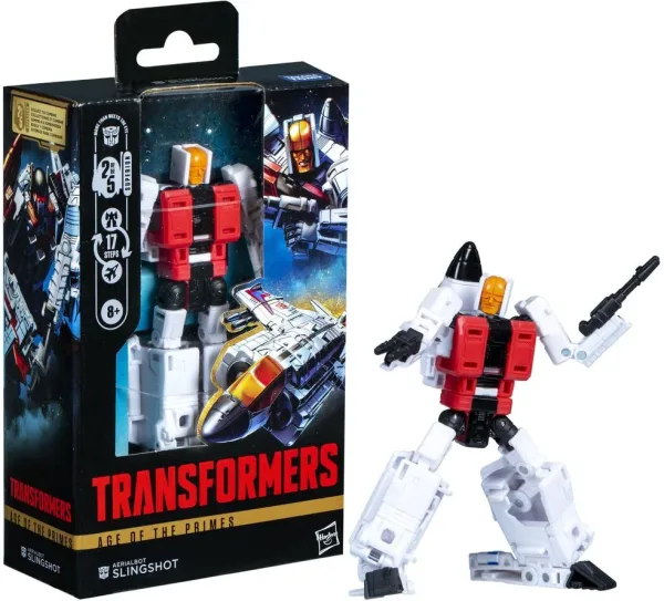 Figura hasbro transformers age of the primes aerialbot slingshot