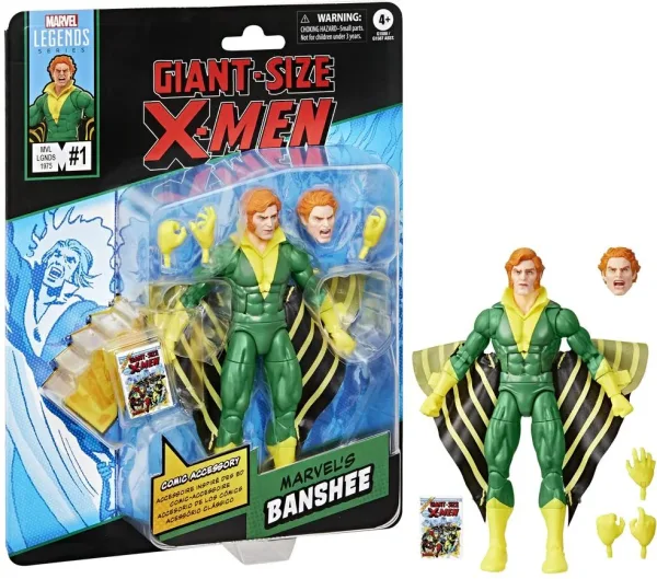Figura hasbro marvel legends giant - size x - men mini comics banshee