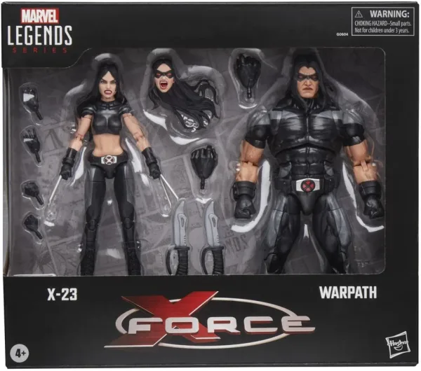 Figura hasbro marvel legends series x foce x - 23 & warpath
