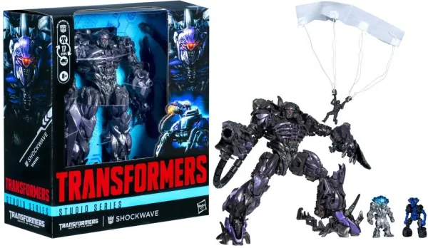 Figura hasbro transformers dark of the moon shockwave