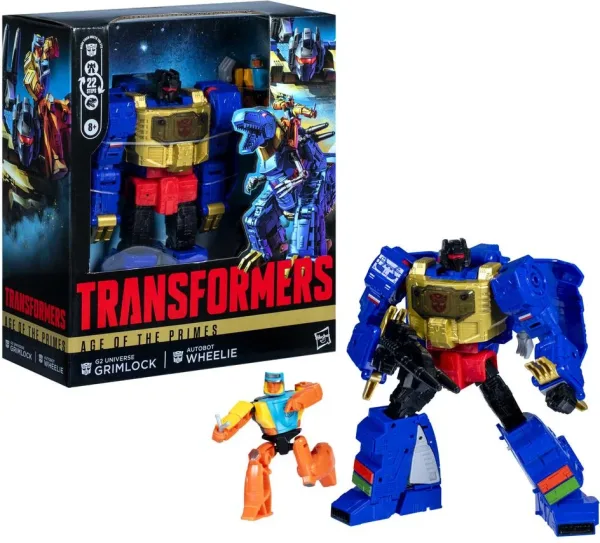 Figura hasbro transformers age of the primes g2 universe grimlock autobot wheelie