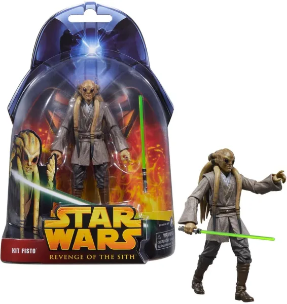 Figura hasbro star wars revenge of the sith kit fisto