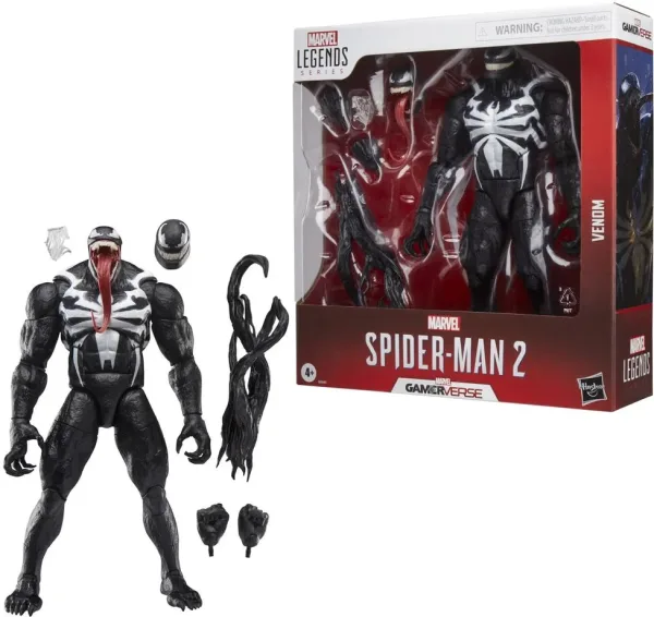 Figura hasbro marvel legends series spider - man 2 -  venom