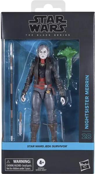 Figura hasbro star wars the black series jedi survivor nightsister merrin