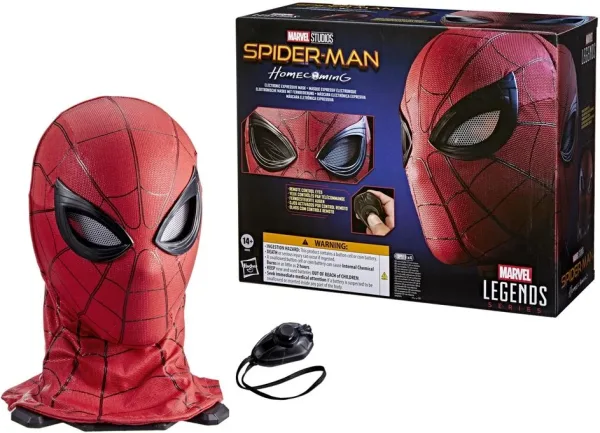 Réplica máscara spider - man home coming hasbro marvel studios