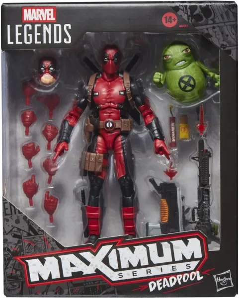 Figura hasbro marvel legends maximum series deadpool