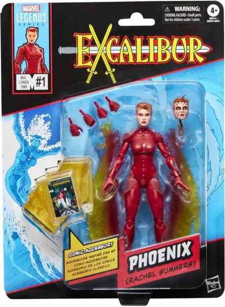 Figura hasbro marvel legends series excalibur phoenix (rachel summers)