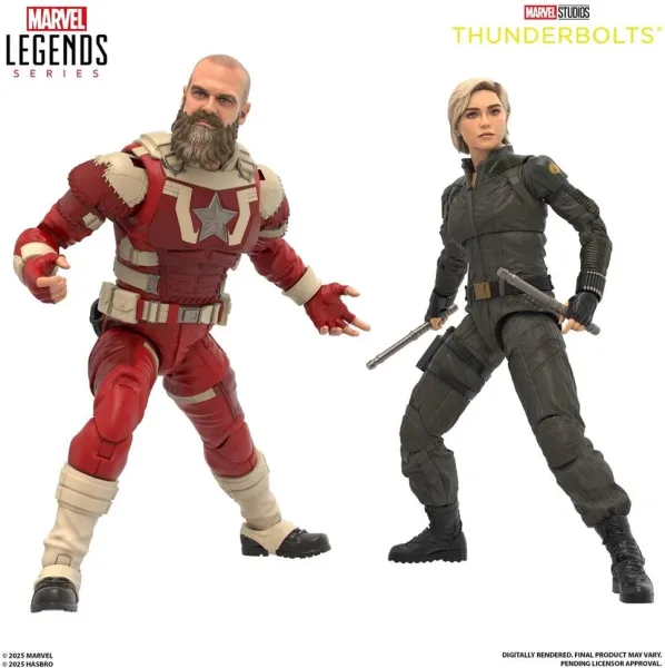 Figura hasbro marvel studios thunderbolts marvel legends series yelena belova & red guardian 15cm