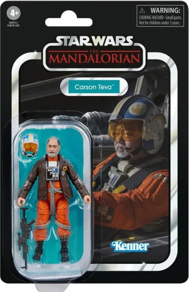 Figura hasbro star wars the mandalorian carson teva
