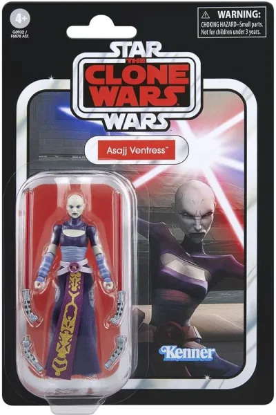 Figura hasbro star wars the clone wars asajj ventress