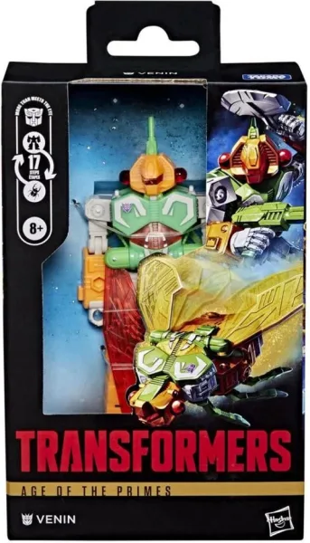 Figura hasbro transformers age of the primes deluxe class venim 14cm