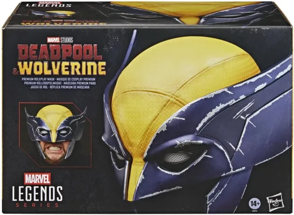 Réplica casco premium hasbro marvel tudios deadpool & wolverine -  wolverine