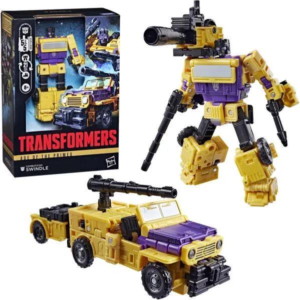 Figura hasbro transformers age of the primes combaticon swindle