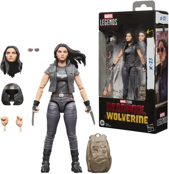 Figura hasbro marvel legends series deadpool & wolverine -  x - 23