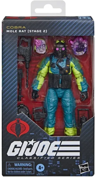Figura hasbro g.i. joe classified series mole rat (stage 2)