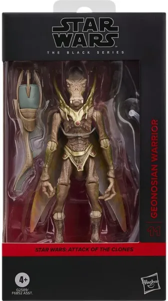 Figura hasbro star wars the black series attack of the clones geonosian warrior