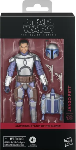 Figura hasbro star wars the black series attack of the clones jango fett