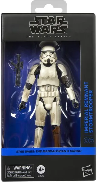 Figura hasbro star wars the black series the mandalorian & grogu imperial remnant stormtrooper