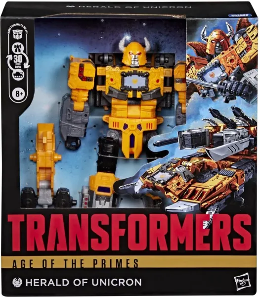 Figura hasbro transformers age of the primes herald of unicron