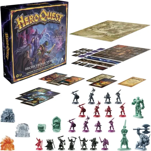 Juego de mesa hasbro heroquest hechiceros de morcar español