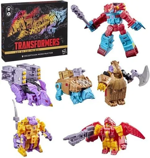 Figuras hasbro transformers age of the prime decepticon monstructor