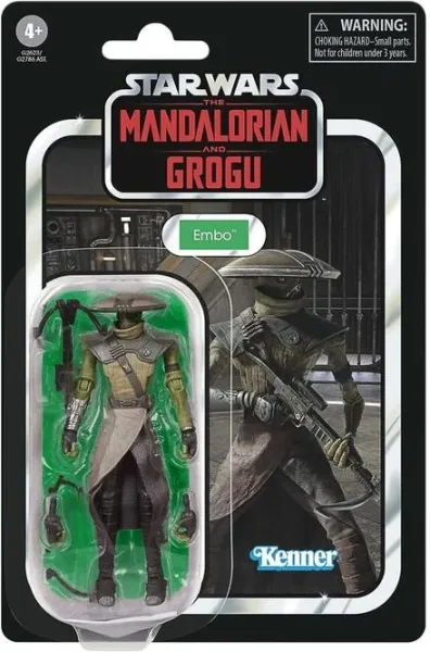 Figura hasbro star wars the mandalorian and grogu embo