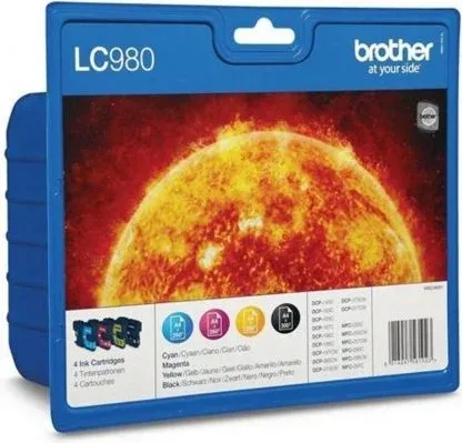 Cartucho de Tinta Original Brother LC-980 Multipack/ Cian/ Magenta/ Amarillo/ Negro