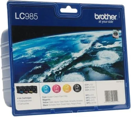 Cartucho de Tinta Original Brother LC- 985 Multipack/ Cian/ Magenta/ Amarillo/ Negro