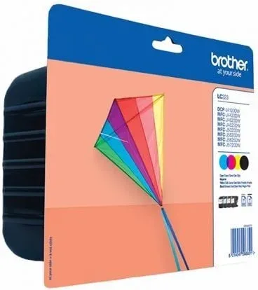 Cartucho de Tinta Original Brother LC-223VALBP Multipack/ Cian/ Magenta/ Amarillo/ Negro