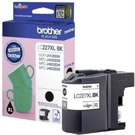 Cartucho de Tinta Original Brother LC-227 XL Alta Capacidad/ Negro