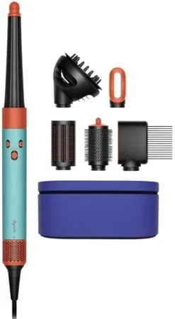 Rizador y Secador para pelo Dyson Airwrap i.d./ Azul y Naranja