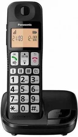 Teléfono Inalámbrico Panasonic KX-TGE310SP/ Negro