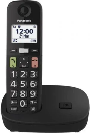 Teléfono Inalámbrico Panasonic KX-TGU110/ Negro
