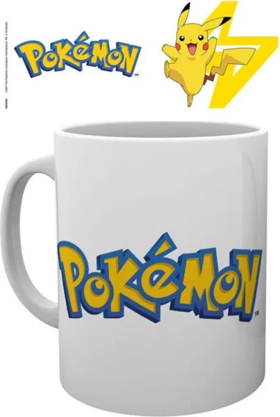 Taza 320 ml abysse pokemon logo & pikachu