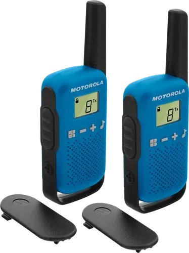 Pack 2 Walkie Talkie T42 Blue Motorola 59T42Bluepack