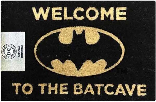 Felpudo pyramid batman welcome to the batcave negro