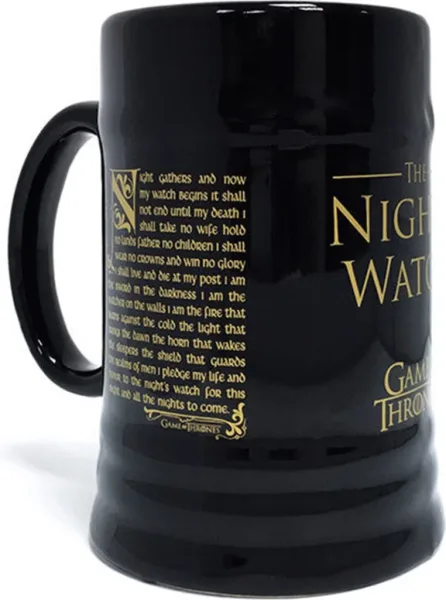 Taza pyramid juego de tronos la guardia de la noche
