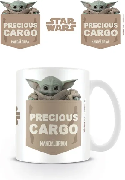 Taza paladone star wars the mandalorian precious cargo