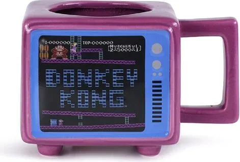 Taza térmica pyramid retro tv donkey kong